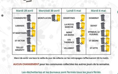 DOUBLAGE RAMASSAGE DU 1er MAI 2025