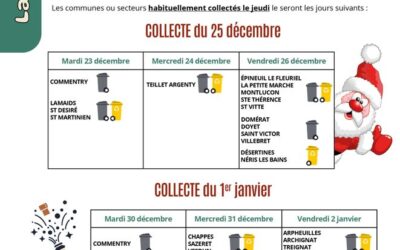 RATTRAPAGES COLLECTES 25 DÉCEMBRE 2025 et 1er JANVIER 2026