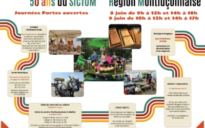 VENEZ FÊTER NOS 50 ANS LORS DE JPO DU SICTOM – 8/9 juin 2024
