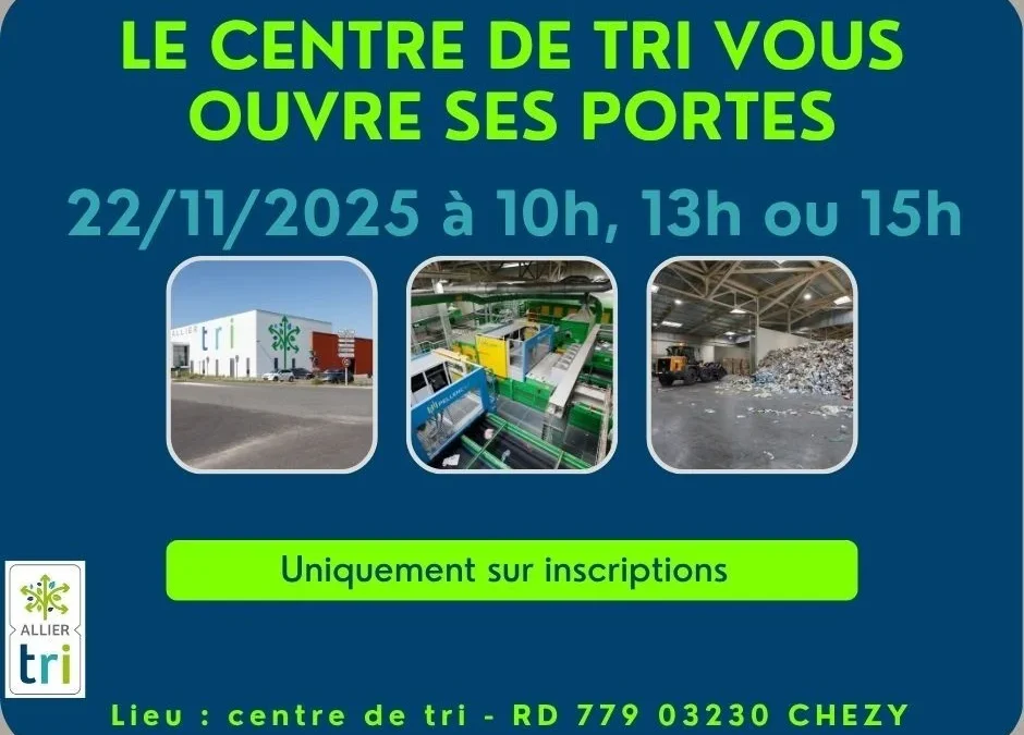 JOURNÉE PORTES OUVERTES AU CENTRE DE TRI