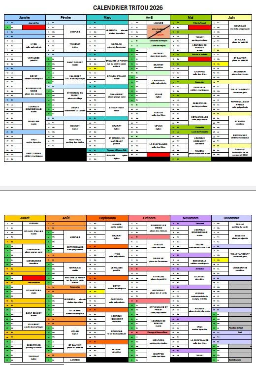 calendrier tritou 2026
